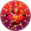 flash facets justin maller 89 wall clock