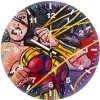 wonder woman painting arts 3n wall clock