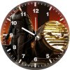 the batman alongside with bat signal yk wall clock