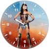 wonder woman artwork eq wall clock