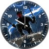 superhero in the night 4z wall clock