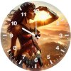 wonder woman queen of justice ul wall clock