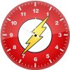 flash logo minimal qi wall clock