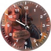 art harleyquinn 8d wall clock