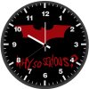 batman logo ts wall clock