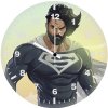 bearded superman 32 wall clock