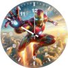 conqueror path with iron man sr wall clock