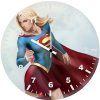 supergirl artwork oq wall clock