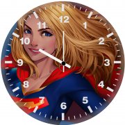 supergirl new ix wall clock