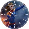 captain marvel n5 wall clock