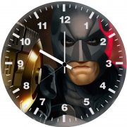 batman christian bale artwork sl wall clock