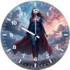 supergirl soars above the stars u3 wall clock