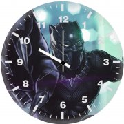 black panther 4karts 5p wall clock