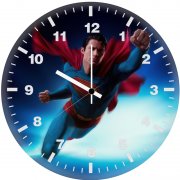superman the iconic protector gl wall clock