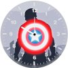 captain america shield artwork z2 wall clock