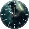 wild wolverine wc wall clock