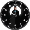 batman flat design minimal hb wall clock