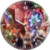 supervillains happy new year 4s wall clock