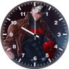 red hood helmet off rt wall clock