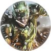 captain america x falcon split b6 wall clock