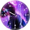cyberpunk black widow py wall clock