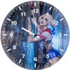 harley quinn cosplay 71 wall clock