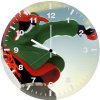 miles morales artwork 3x wall clock