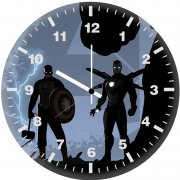 avengers endgame minimal illustration 7k wall clock