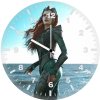 mera cosplay queen of atlantis iz wall clock
