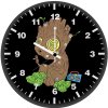baby groot high minimal uk wall clock