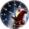 zachary levi shazam zw wall clock