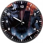 batman and man of steel ae wall clock