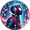 miles listening to music rk wall clock