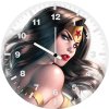 wonder woman white vj wall clock