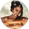 the wonder woman cosplay aq wall clock