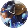 captain america girl mi wall clock