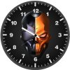 deathstroke skull helmet y8 wall clock
