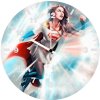 supergirl limitless courage xe wall clock