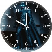 batman digital artwork yx wall clock
