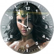 artwonder woman gal it wall clock