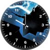 the dark knight artwork jn wall clock
