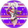 harley quinn daddy little monster lf wall clock