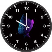 baby groot minimal artwork m2 wall clock