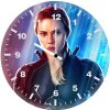 black widow fanart ak wall clock
