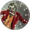 joker clown mask 6y wall clock