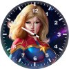 art captain marvel 5w wall clock