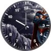 dark superman art tp wall clock