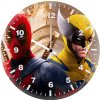 deadpool and wolverine compasses iu wall clock