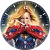 captain marvel redemption kl wall clock