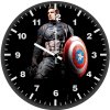captain america ready 0e wall clock